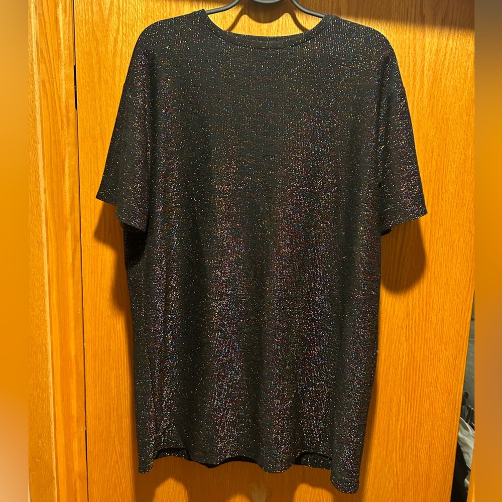 Zara Multi-Color Glitter Shirt Dress